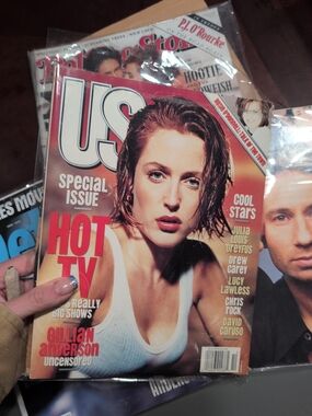 Vintage X-Files Magazine Lot (4) Protected-Excellent Condition Collector's Items